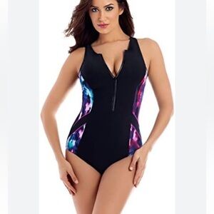 Miraclesuit,Women's Swim Side-Show One-Piece, Excellent Condition, Size Medium
